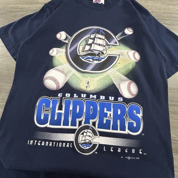 Vintage Columbus Clippers Shirt Mens Small Minor League Ohio AAA Single Stitch - Picture 3 of 6